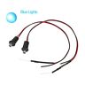 829702101781 Unbranded Pair Bright Blue Flashing Led Round Car