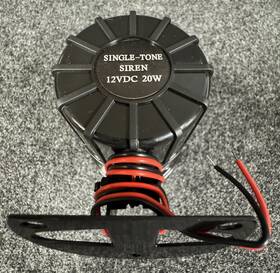 12vdvc Autopage 12vdc Single-tone 20w Siren/new-old Inventory/super Loud/authentic