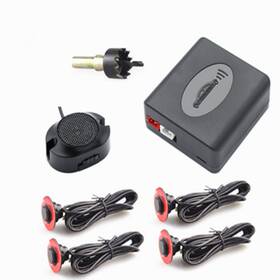 Bcsmmcar 929131170485 4pcs 16mm Sensors Car Reverse Backup Rear Buzzer Radar System Kit Sound Alarm