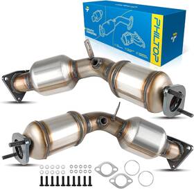 8199exp316tus Branded High Flow 644029 644030 Catalytic Converter Fit For 08-13 G37 2003-2008 G35 3.5