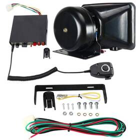 Bt0062 Btshub 200 Watt 12v Amplifier Police Siren 8 Tones Emergency Loudspeaker S