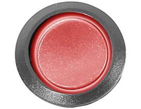6391100 Buyers Products On/off Mini Round Rocker Switch Illuminated Red