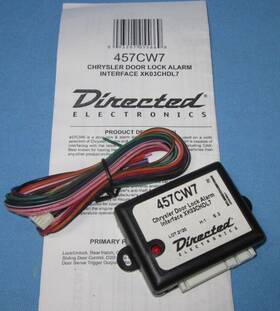 457cw7 Directed Electronics 093207055669 Door Lock Alarm Interface For Select Chrysler Models
