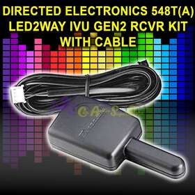 548t Directed Electronics A Dei Hf 2 Way Led Receiver Antenna Replacement Kit With 10ft Two Cable New