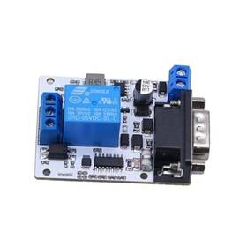 A1r2mr10 Diustou Rs232 Modbus Relay 8-bit Mcu And Sp3232 Chip Plc Control Dc5v 5.08mm 1-way