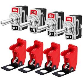 E177jp Gebildet 10a/12vdc 6a/24vdc Universal Rocker Toggle Switch With On-off Safety Cover