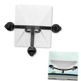 Novakits 768795789233 Foldable Starlink Mini Car Mount With Suction Cups Quick Release Black