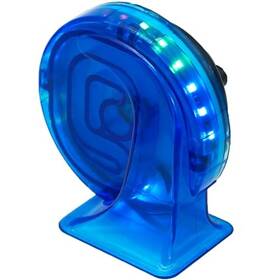 Dl163-tbl Nuojie Auto Electric Led Horn 12v Loud Waterproof Transparency Color Light Low Tone Blue
