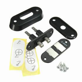 Omega Au-40-2 Sliding Van Door Lock Pad Contact Switch With Rubber Boot Flush