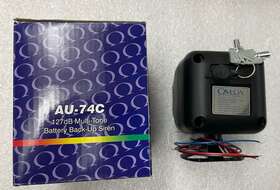 Au-74c Omega Nos Universal Car Alarm 6-multi Tone Siren Back-up Battery 12v