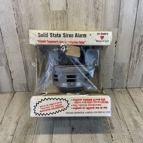 On-guard Cf-214 Nos On-guard Siren Vehicle Burglar Alarm System Universal Vintage Horn