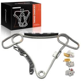 Premiumpartswhosale Aptck230 10pcs Engine Timing Chain Kit With Sprocket And Tensioner Guide Compatible