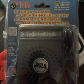 Pro-tech Ba-697 Pro-tec Plus Back-up Alarm With Flashing Led Light