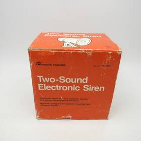 49-488e Radio Shack Indoor/outdoor Safe House Two-sound Electronic Siren 12v