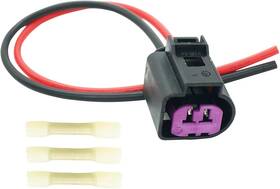 Rcop Lyy.cbhn95 Micarun 2 Wires 2-pin Alternator Connector Wiring Harness Pigtail Plug Fit For B