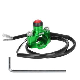 Rutu 313019053012 Cnc Universal Motorcycle Engine Stop Start Kill Switch Button With Mounting