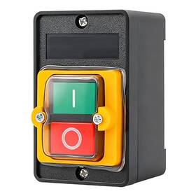 Ppkao10 Sinors Start Stop Push Button Switch With Box Waterproof On/off Motor Self Latching