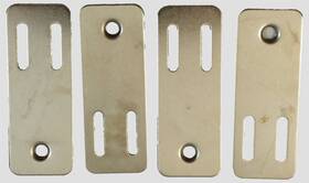 The Install Bay 693031621995 4 Lot Psb High Quality Car Alarm Pin Switch Mounting Brackets- Flat