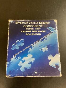 522t Viper Effective Vehicle Security Component Model Trunk Release Solenoid