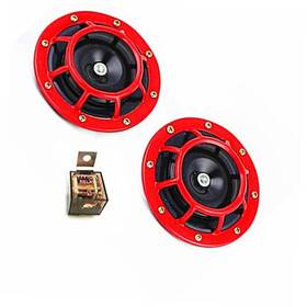 12v-135db Vpg 12v 135db Two Tone Horn - High And Low Tones For Motorbike Car Powerful