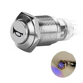 Vpg 769135022232 Viping Car Horn Button Switch Momentary Push 12v 16mm Led On/off