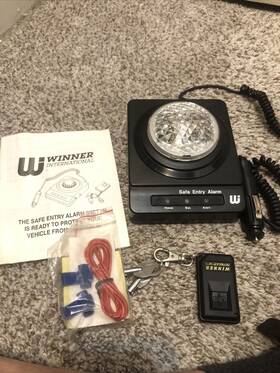 Winner International W11085 Safe Entry Alarm System Protect Your Vehicle From Crime