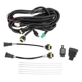 Wofeili Llc Mo-5363 H11 Fog Light Lamp Wiring Harness Socket Wire Connector With 12v 40a Relay &