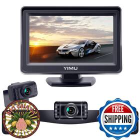 B0czjl874y Yimu Backup Camera System With License Plate Reverse Easy Install