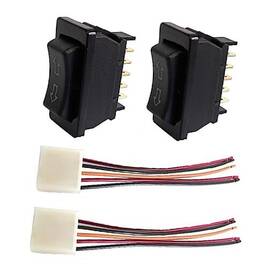 Yjcmt Tykgsx-2a2 2 X 5 Pin Universal Car Power Window Switch Up/down Control Lift Momentary
