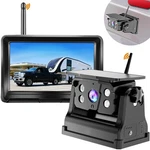 Wireless Backup Camera Solar Magnetic For Rv Car Trailer Truck Camper 5TH Whe. Fixed Price $188.02.