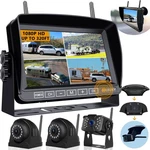 Wireless Backup Camera For Rv Truck Trailer Camper Bus 5TH Wheel 3 Rear/side. Fixed Price $346.64.