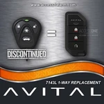 Avital 7143L 4-BUTTON Replacement Remote Control Fob EZSDEI474S New 7147L. Fixed Price $54.99.
