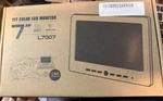 7" Tft Lcd Car Monitor L7007 Dashboard Backup Camera Display 12V. Fixed Price $35.87.