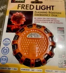 Wagan Tech Fred Light Flashing Roadside Emergency Disk. New. Never Used Box. Fixed Price $48.00.