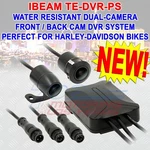 Ibeam Te-dvr-ps Universal Water Resistant Dual-camera & For Harley Davidson. Fixed Price $321.00.