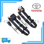 For All Toyota 3 Point Car Safety Belts Pair Adjustable Black Replacement. Fixed Price $109.99.