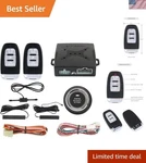 Advanced Pke Car Alarm System With Push Button Start & Remote Control - DC12V. Fixed Price $144.11.