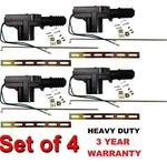Heavy Duty Universal Power Door Lock Actuators X4 9.9LB Torque Metal Gear 2WIRE. Fixed Price $24.95.