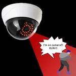 Maximalpower Fake Cctv Security Dummy Dome Camera W/ Red Led Light For Home Lot. Fixed Price $49.97.
