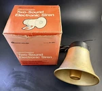 Nos Radio Shack Indoor/outdoor Two Sound Electronic Siren Alarm 49-488F VB1. Fixed Price $20.00.