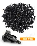 100 Auto Fastener Fit 1/4" Hole X-mas Tree Push Type Clip Bumper Fender Retainer. Fixed Price $11.00.