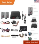Advanced EC002-T Keyless Go Car Alarm System With Push Start & Security Features. Fixed Price $219.99.