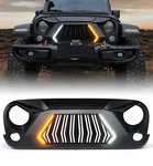 Matte Front Bumper Shark Grill Fit Jeep Wrangler 2007-2018 Jk Rubicon Unlimited. Fixed Price $135.89.
