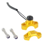 Txrxiz Universal Motorcycle Engine Stop Start Kill Switch Gold(black Button). Fixed Price $15.66.