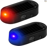 2PCS Car Solar Power Simulated Dummy Alarm, Anti-theft Warning Light Fake. Fixed Price $13.99.