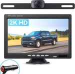 Erapta Backup Camera For Truck 7''HD 2K Front/rear View Monitor Kit IP69 Night. Fixed Price $78.67.
