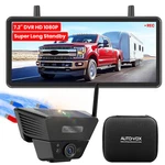 Auto Vox Magnetic Solar Wireless Backup Camera : 7.2" Dvr 1080P Split Monitor. Fixed Price $143.99.
