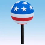 Tops American Usa Flag Car Topper (fits Fat Style Antenna) (new). Fixed Price $7.99.