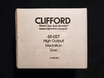 Clifford 65-027 Medallion Siren New. Fixed Price $81.30.