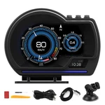 , Qiilu Car OBD2+ Smart Gauge Hud Speedometer Turbo Rpm Alarm For Truck. Fixed Price $61.40.